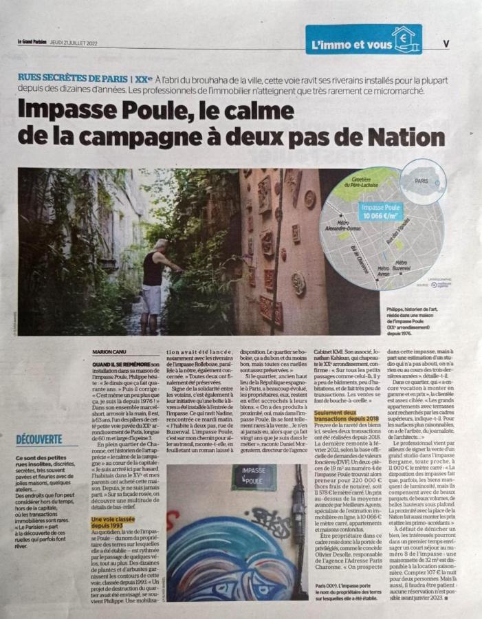 Appartamento Le Nichoir Aux Oiseaux Parigi Esterno foto